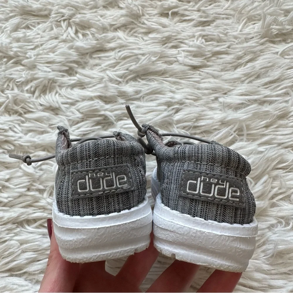 Hey Dude Wally Toddler Gray Slip On Size 5